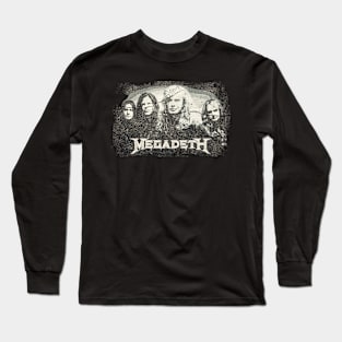 Vintage Megadeth Bootlag Long Sleeve T-Shirt